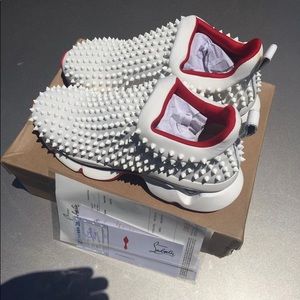Christian Louboutin Spike Sock Red Bottoms